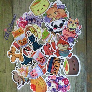 🎀 3 Kawaii Surprise Stickers Waterproof